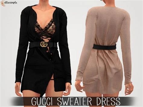 Elliesimple Gucci Sweater Dress RC + overlays 